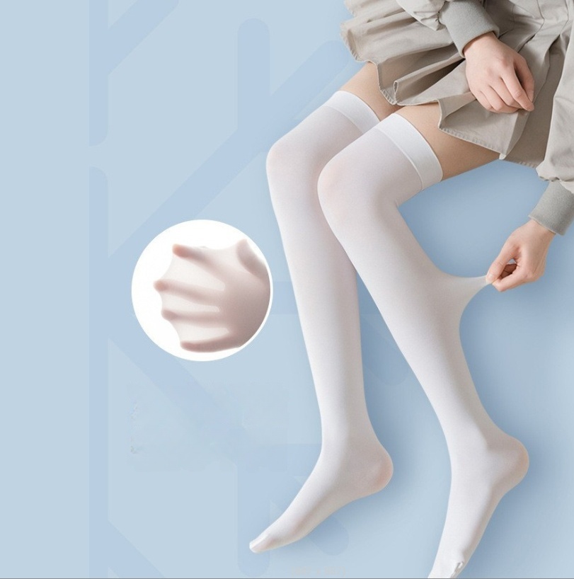 Ladys Classic Uniform Style Over-Knee School Socks